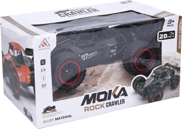 Kovová RC bugina Moka na diaľkové ovládanie 24 cm - 1 kus