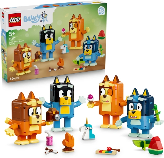 LEGO Bluey rodina Bluey z kociek