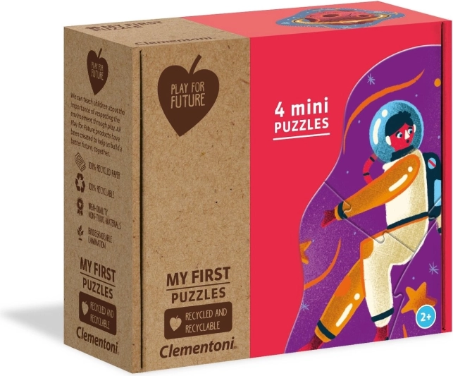Clementoni Moje prvé puzzle Vo vesmíre 4v1