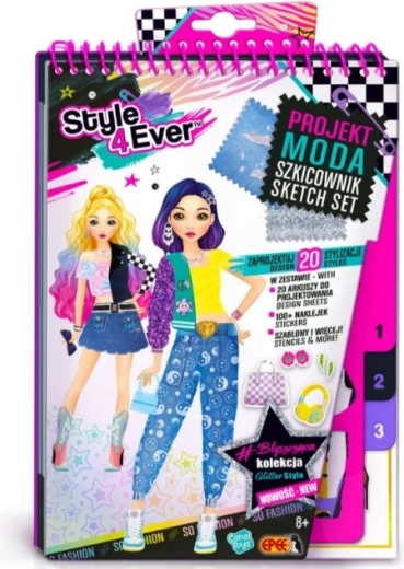 Súprava pre návrhárky - Skicár