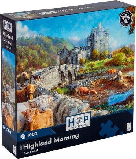 House of Puzzles Ráno na Škótskej vysočine puzzle s 1000 dielikmi