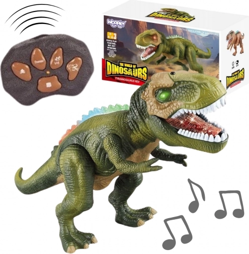 Woopie dinosaurus RC robot T‑Rex s osvetlením a zvukmi