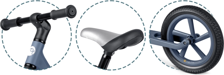 Rastie s dieťaťom vďaka nastaviteľnej výške sedla