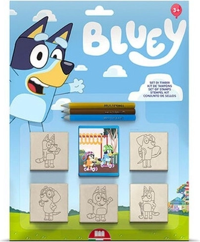 Multiprint Bluey sada pečiatok 5 ks