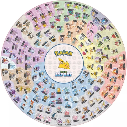 Obojstranná hracia doska plná Pokémonov