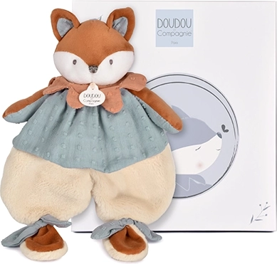 Doudou darčeková sada plyšový mojkáč Líška Timo 29 cm