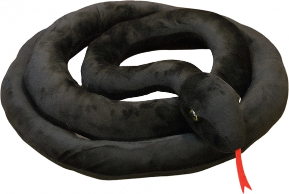 Plyšový Had čierny 110 cm