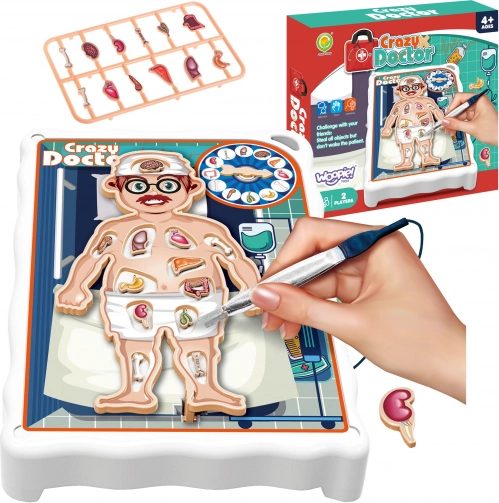 Woopie zručnostná hra Šialený doktor
