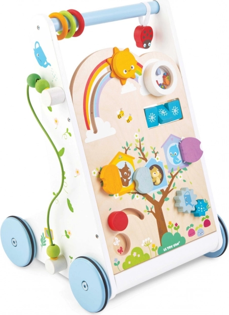 Le Toy Van Drevené chodítko s aktivitami pre batoľatá