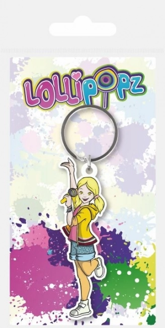 Lollipopz prívesok na kľúče žltý