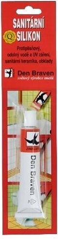 Silikónový sanitárny tmel biely 23 ml