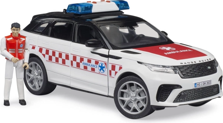 BRUDER Range Rover Velar sanitka so svetlom a zvukom