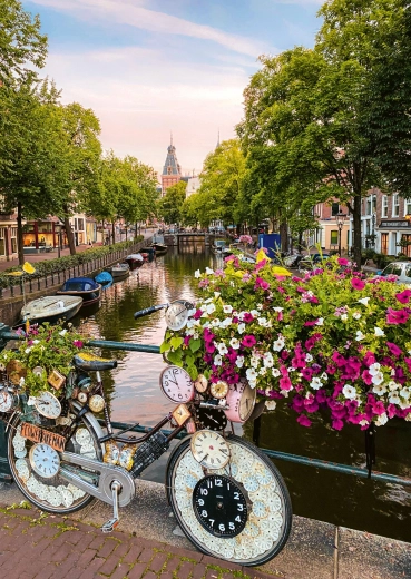 Ravensburger puzzle kvety z Amsterdamu 1000 dielikov