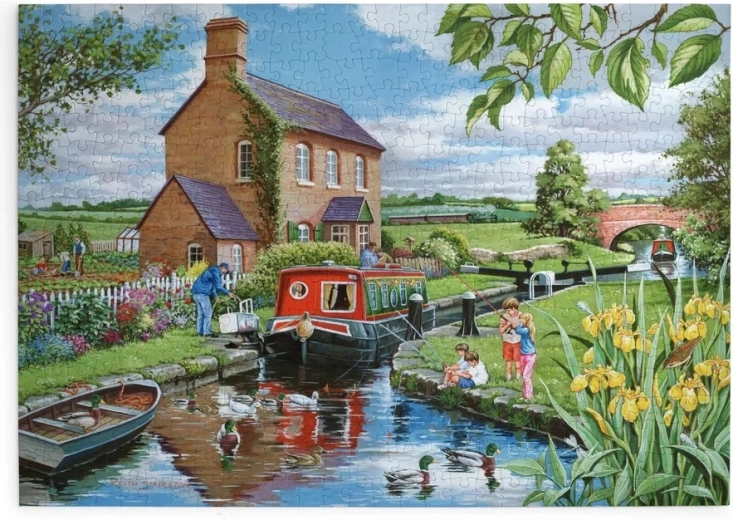 House of Puzzles Na riečnej plavbe puzzle 500 dielikov
