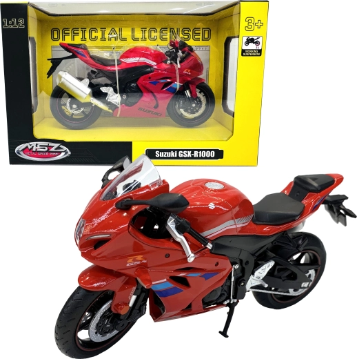 Kovový model motocykla Maisto Suzuki GSX-R1000 2006 v mierke 1:12