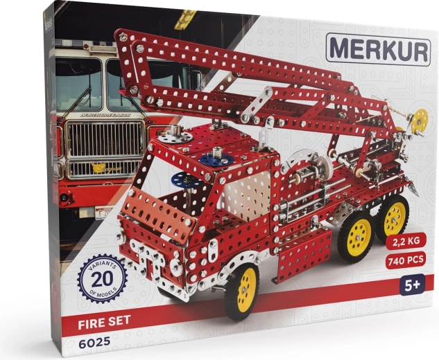 Merkur Fire set stavebnica pre malých hasičov