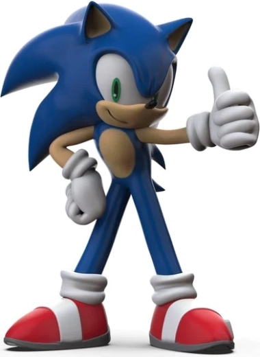Comansi figúrka Sonic s palcom hore
