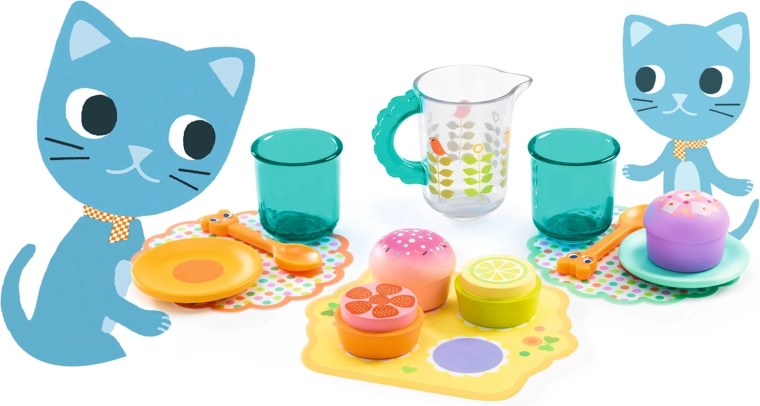 Farebná čajová hostina pre najmenších