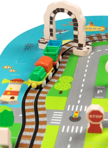 Samo-jazdiaca lokomotíva a vagóniky