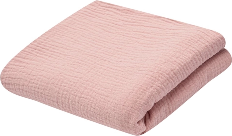 Mušelínová detská deka New Baby 70 × 100 cm ružová