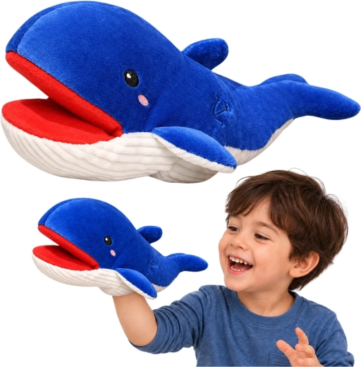 Plyšová Bábka Veľryba Modrá 30 cm