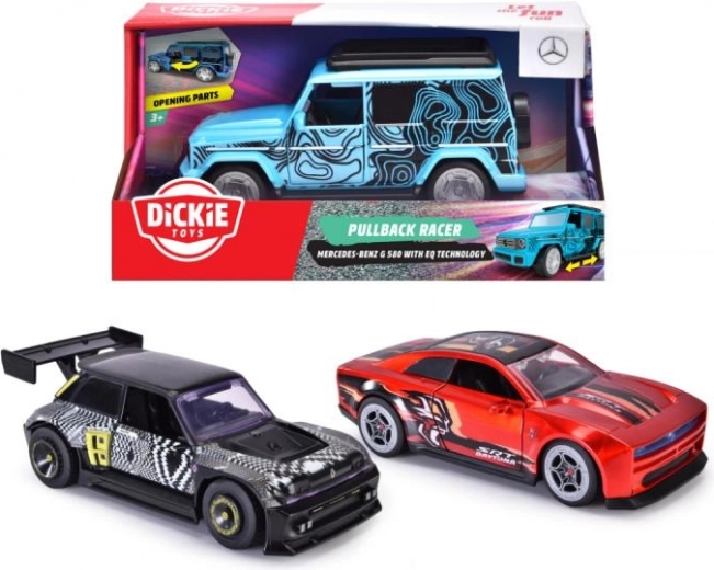 auto na zotrvačník pullback racer 15 cm s otvárateľnými dverami