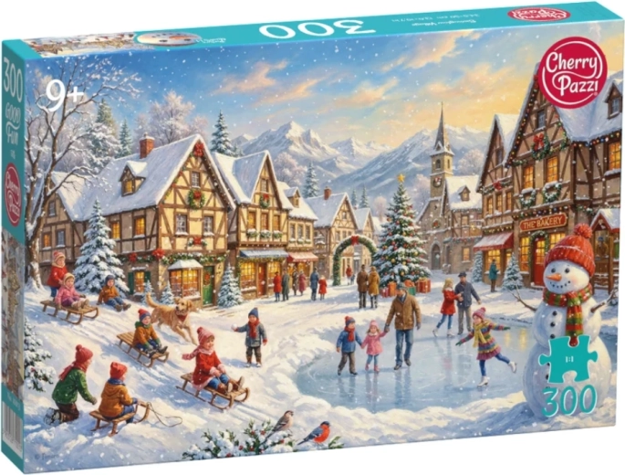 Cherry Pazzi puzzle zasnežená dedinka 300 dielikov