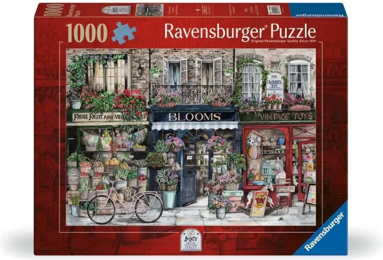 Ravensburger puzzle Busy High Street 1000 dielikov