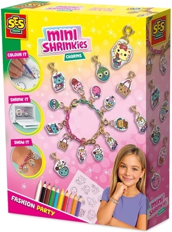 SES MiniShrinkies módna párty – kreatívna sada na prívesky a náramok