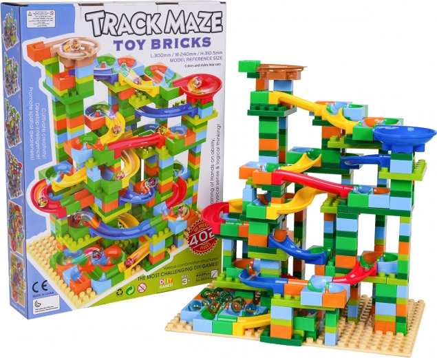 Stavebnica guľôčková dráha 402 dielov