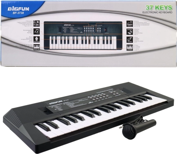 Elektronické piano na batérie s USB napájaním pre deti