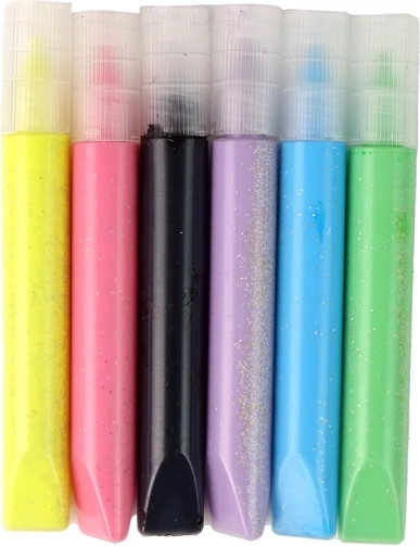 Gélové fixky v 6 farbách – jednoduché maľovanie bez neporiadku