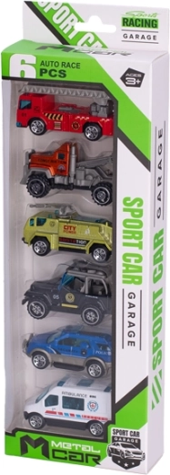 Pestrý výber vozidiel v jednej sade