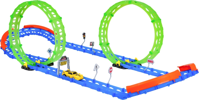 Modulárna trať s bezpečnostnými zábranami