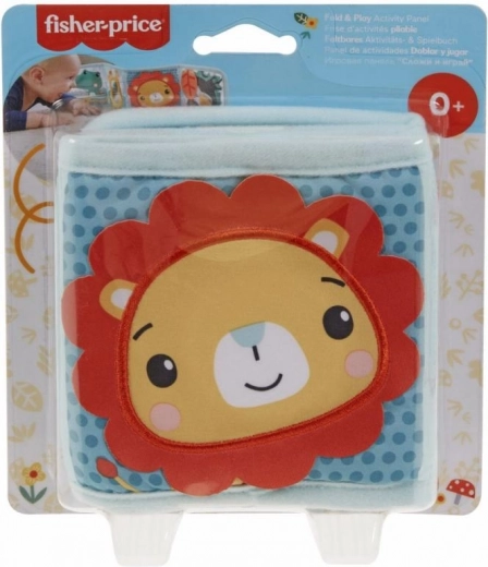 Skladacia senzorická knižka/panel FISHER‑PRICE Fold & Play pre bábätká