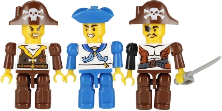 Tri minifigurky na príbehové hranie