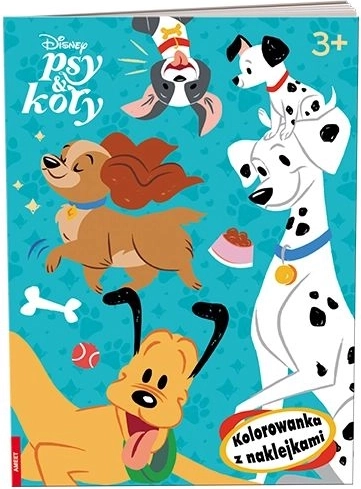 Ameet Disney Psy a mačky – maľovanky s nálepkami