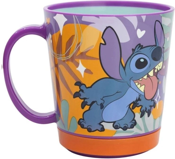 Bezpečný plastový hrnček Stor Lilo a Stitch Smartgrip 410 ml - 1 kus