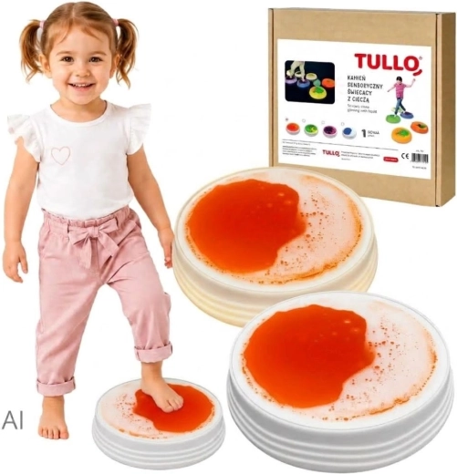Tullo svietiaci senzorický tekutý kameň žltý