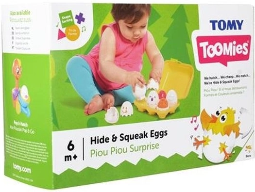 Toomies schovávaj a pískaj vajíčka (6 ks)