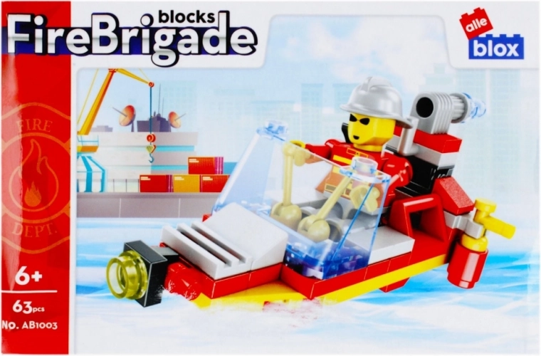 Záchranný čln na akcie na vode