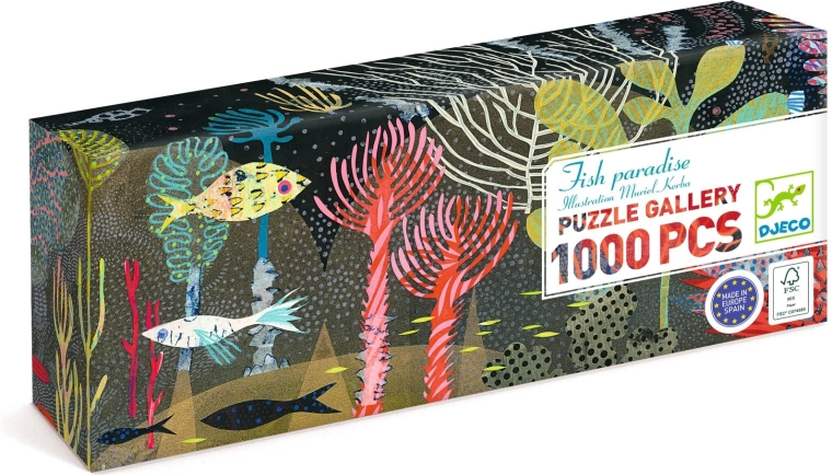 Djeco puzzle Rybí raj 1000 dielikov