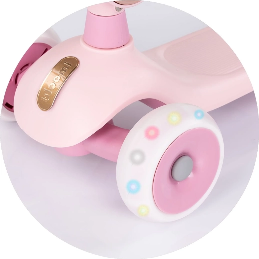 Svietiace PU kolieska pre väčšiu zábavu