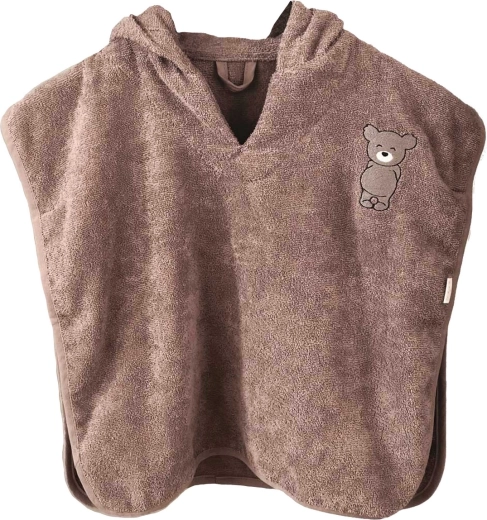 Petú Petú detské pončo s kapucňou Celsa teddy