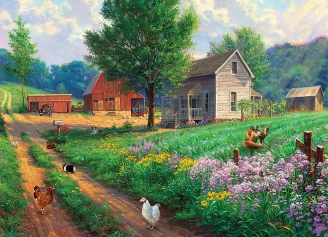 Puzzle COBBLE HILL Farma 1000 dielikov