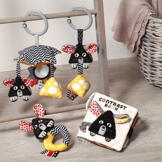 Kontrastný dizajn pre prvé mesiace