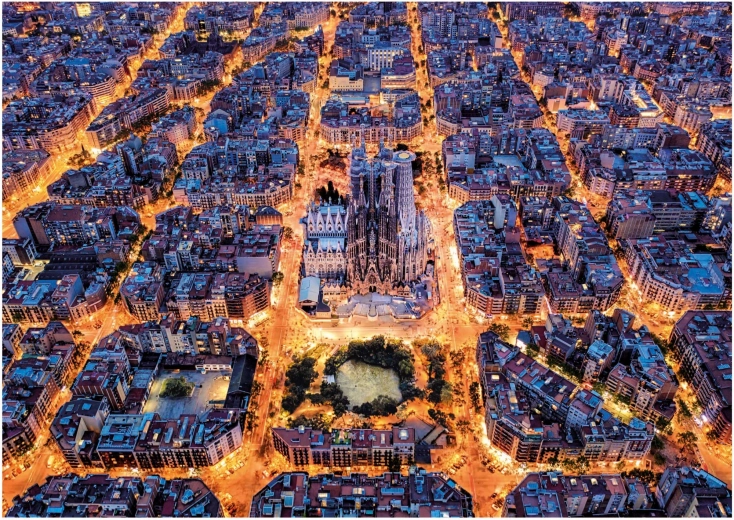 Puzzle EDUCA Barcelona 1500 dielikov