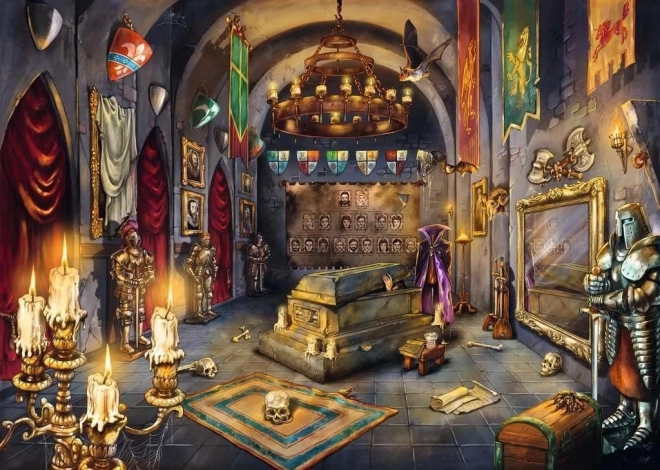 Puzzle 1000 dielikov – upírsky zámok RAVENSBURGER