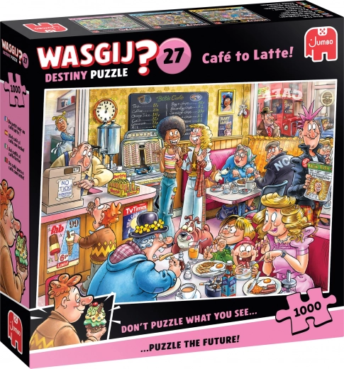 Puzzle Wasgij Destiny 27: Kaviareň Latte 1000 dielikov