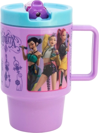 Veľký plastový hrnček s náustkom 530 ml K-pop: lovkyne démonov - 1 kus